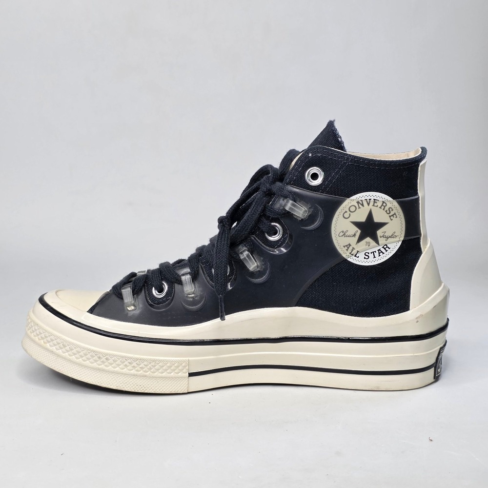 Converse Kim Jones Chuck 70 High Top Black Egret Sneakers Men's 6.5 Women's 8.5 - Picture 6 of 16